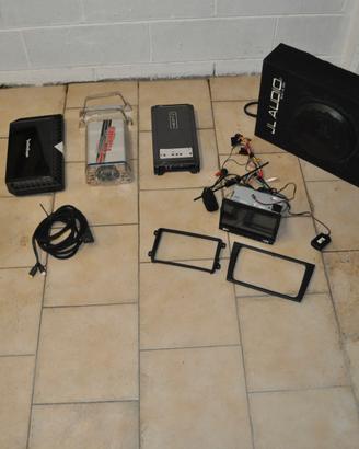 AMPLIFICATORI / SUB/CONDESATORE / AUTORADIO/BATTER