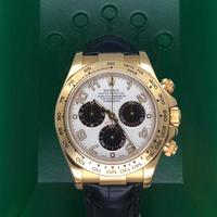 Rolex Daytona Oro Racing Bianco Contatori Neri