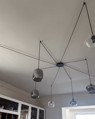 Lampadario Design "Spider" - 8 Luci