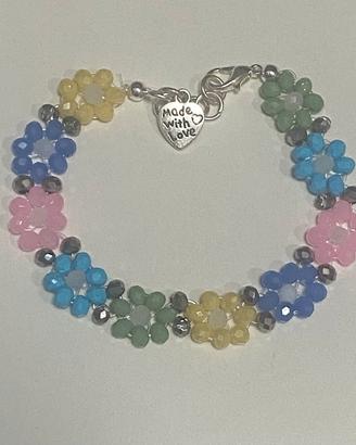 Bracciale a Fiori Colorato