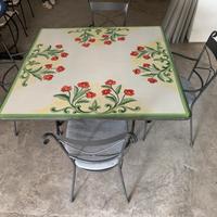 Tavolo nuovo in pietra lavica 120 x120