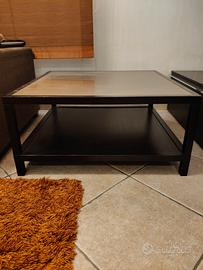 tavolino in wenge e vetro