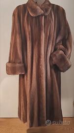 Cappotto lungo in pelliccia  di visone
