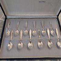 12 cucchiaini in argento 