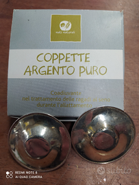 Coppette in argento per allattamento