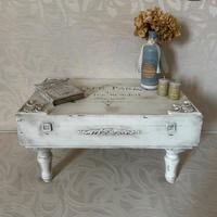 Tavolino contenitore Shabby Chic