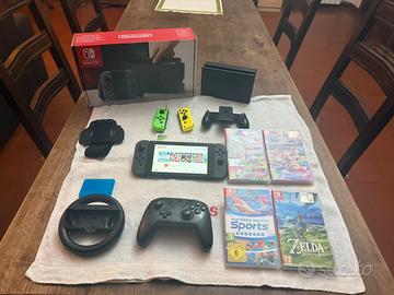 Nintendo Switch + games + accessori