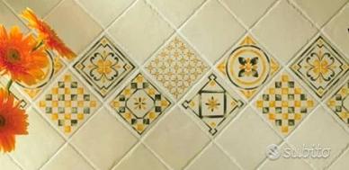 Piastrella 10x10 Decoro Fiesta Sant'Agostino