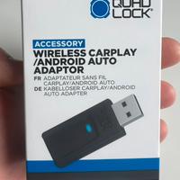 Quad lock wireless carplay/ android auto adaptor