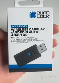 Quad lock wireless carplay/ android auto adaptor
