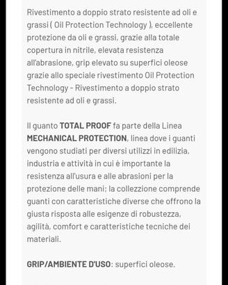 protezione per le mani