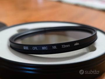 Filtro Polarizzatore CPL Gobe 72 mm