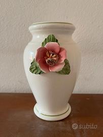 vaso in ceramica smaltata lucida