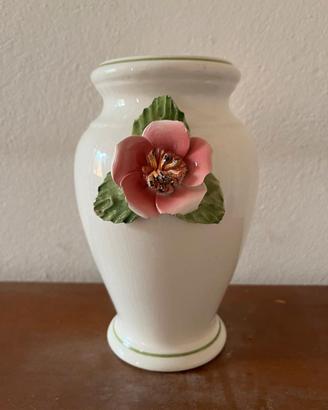 vaso in ceramica smaltata lucida