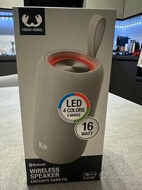 Cassa Bluetooth wireless  LED RGB e autonomia 16h