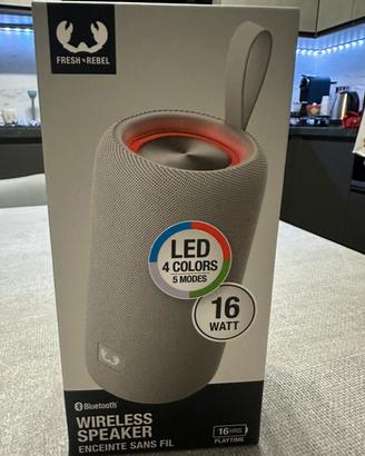 Cassa Bluetooth wireless  LED RGB e autonomia 16h