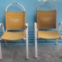 Sedie vintage lido bagno sabbia d’oro