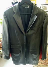 Blazer in pelle vintage.  Gucci by Tom Ford 