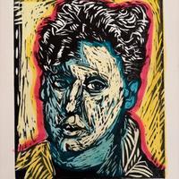 Dylan Thomas Incisione di Antonio Miano