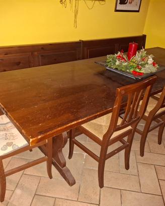 Set tavolo in legno