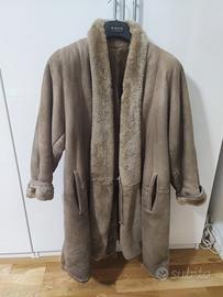Giacca shearling uomo/donna in pelliccia sintetica