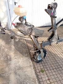 Carrello d'alaggio motorizzato per gommone