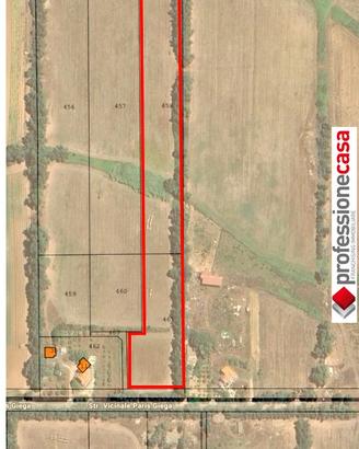 PRESSI AEROPORTO.Terreno agricolo a forma regolare