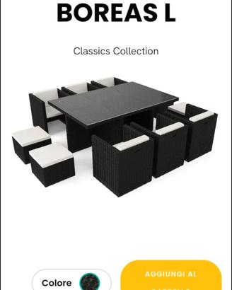 tavolo rattan da esterno 