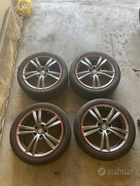 Set 4 cerchi 17” originali alfa romeo giulietta