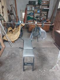 Panca body building Active + accessori palestra (b