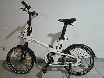 bicicletta pieghevole e richiudibil btwin tilt 720