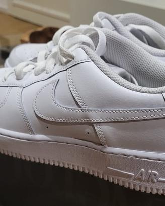Nike Air Force 1 bianche tg 40 indossate 1 volta