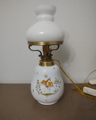 lampada in ceramica smaltata