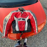 Giacca da moto in pelle