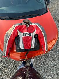 Giacca da moto in pelle