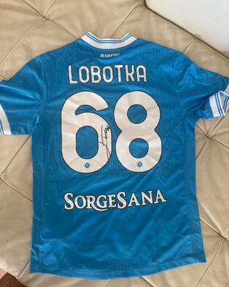 Maglia firmata del napoli