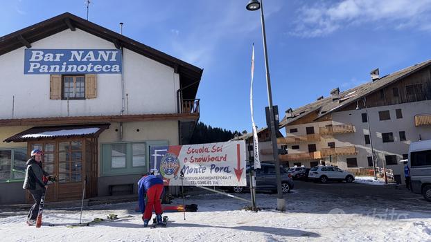 A 100 mt dalle piste monte Pora, con garage,