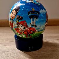 lampada puzzle 3 D Paw Patrol
