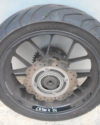 ruota cerchio posteriore honda cb 500 x