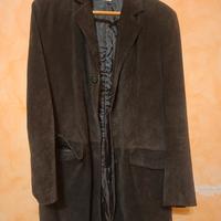cappotto lungo marrone bruciato 