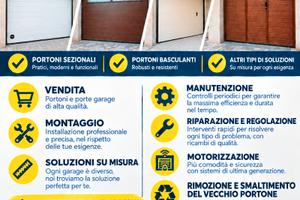 Portoni Garage - Montaggio e Motorizzazione