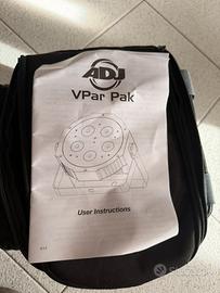LUCI ADJ VPAR PAK - set completo