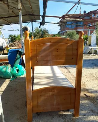 letto a castello in massello