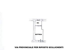 Bottega ristrutturata 35 mq scillichenti