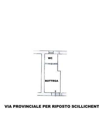 Bottega ristrutturata 35 mq scillichenti