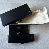 Monrblanc portapenne nero 2 posti