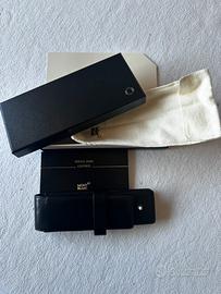 Monrblanc portapenne nero 2 posti