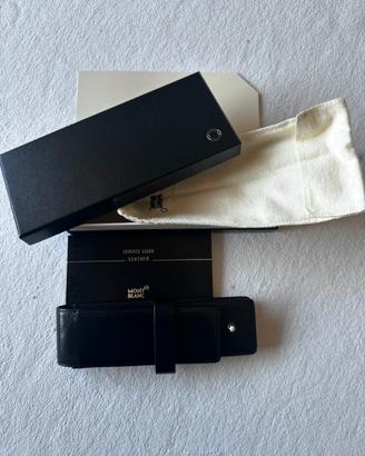 Monrblanc portapenne nero 2 posti