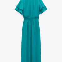 Vestito midi plissettato Zara
