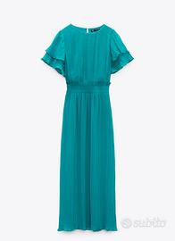Vestito midi plissettato Zara